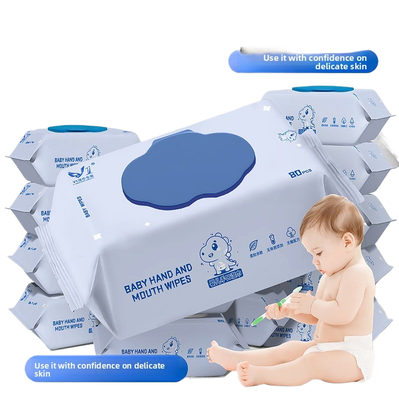 Thick Pearl Texture Baby Wet Wipes for Gentle Cleaning Uses