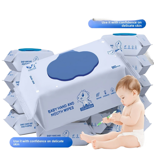 Thick Pearl Texture Baby Wet Wipes for Gentle Cleaning Uses
