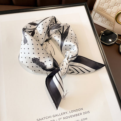 Buy Beige Silk Square Scarf for Women Versatile & Easy to Style
