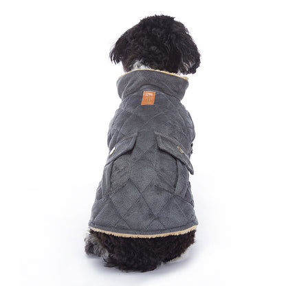 Winter Cashmere Pet Jacket Cozy and Warm Clothes for Pets
