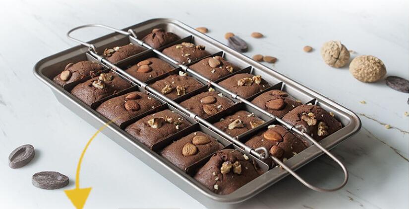 Square Brownie Cake Pan Mould for Baking Bread and Cakes