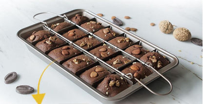 Square Brownie Cake Pan Mould for Baking Bread and Cakes