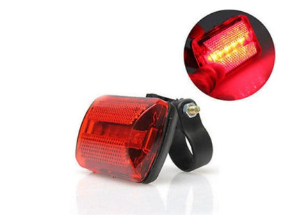 Bicycle Tail Light 5LED 2Laser Waterproof Night Riding Lamp