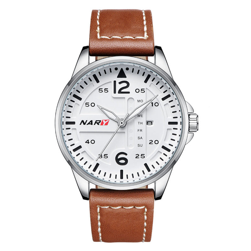 Buy Stylish Quartz Watch with Sophisticated Dial for Men
