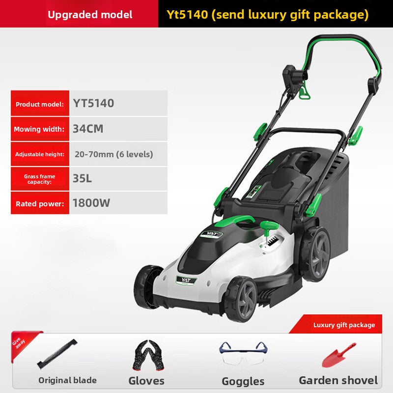 Electric Lawn Mower Garden Trimmer for Home Yard Care Use