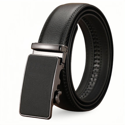 Men’s Genuine Leather Belt Automatic Buckle Stylish & Durable