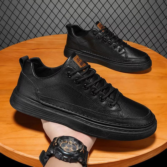 Autumn Men's Safety Shoes Black Sports Work Sneakers