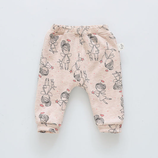 Korean Winter Wear Pants – Plus Velvet Pants for Children