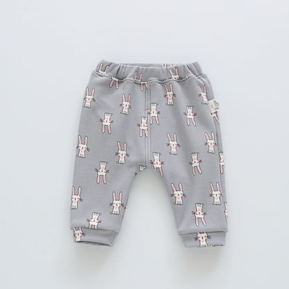 Korean Winter Wear Pants – Plus Velvet Pants for Children
