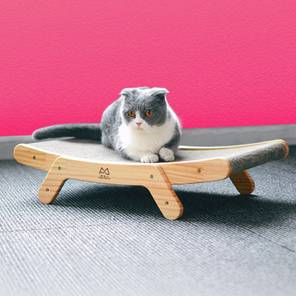 Buy Deformable Corrugated Cat Scratcher Bed With Replaceable Core