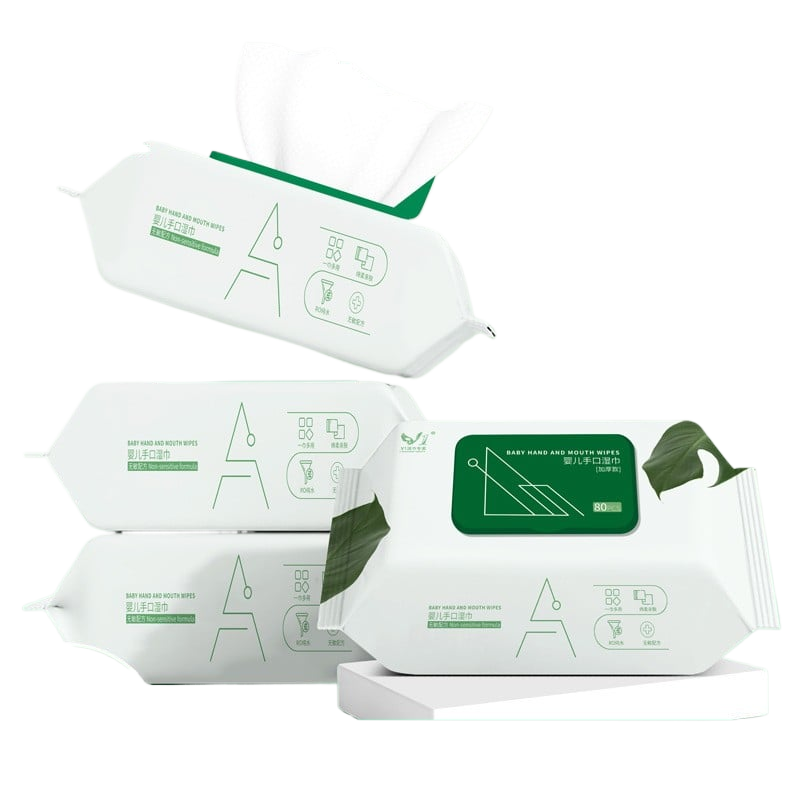 Thick Pearl Texture Baby Wet Wipes for Gentle Cleaning Uses