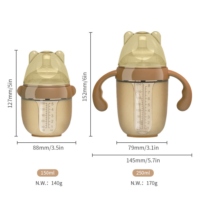 Soft Silicone Baby Feeding Bottle for Safe Daily Feeding