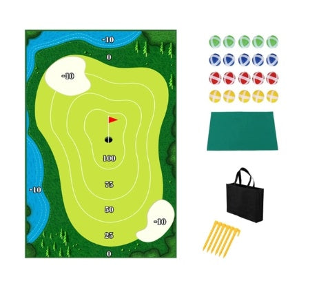 Golf Swing Training Mat for Parent-Child Practice Swing Path