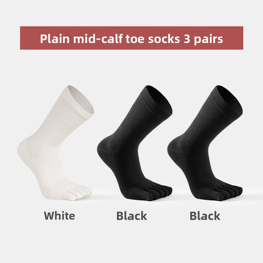 Women's Merino Wool Five-Toe Sports Socks Warm Daily Wear