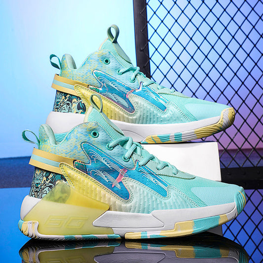 Luminous High-Top Basketball Shoes Stylish & Glow-in-the-Dark