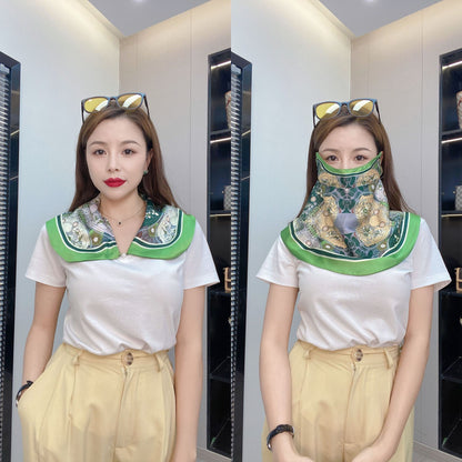 Buy Female Printed Breathable Eye Corner Protection Summer Mask