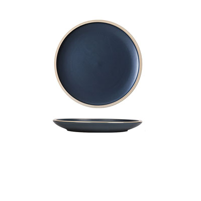 Matte Ceramic Plate Pure Color for Modern Tableware Decor