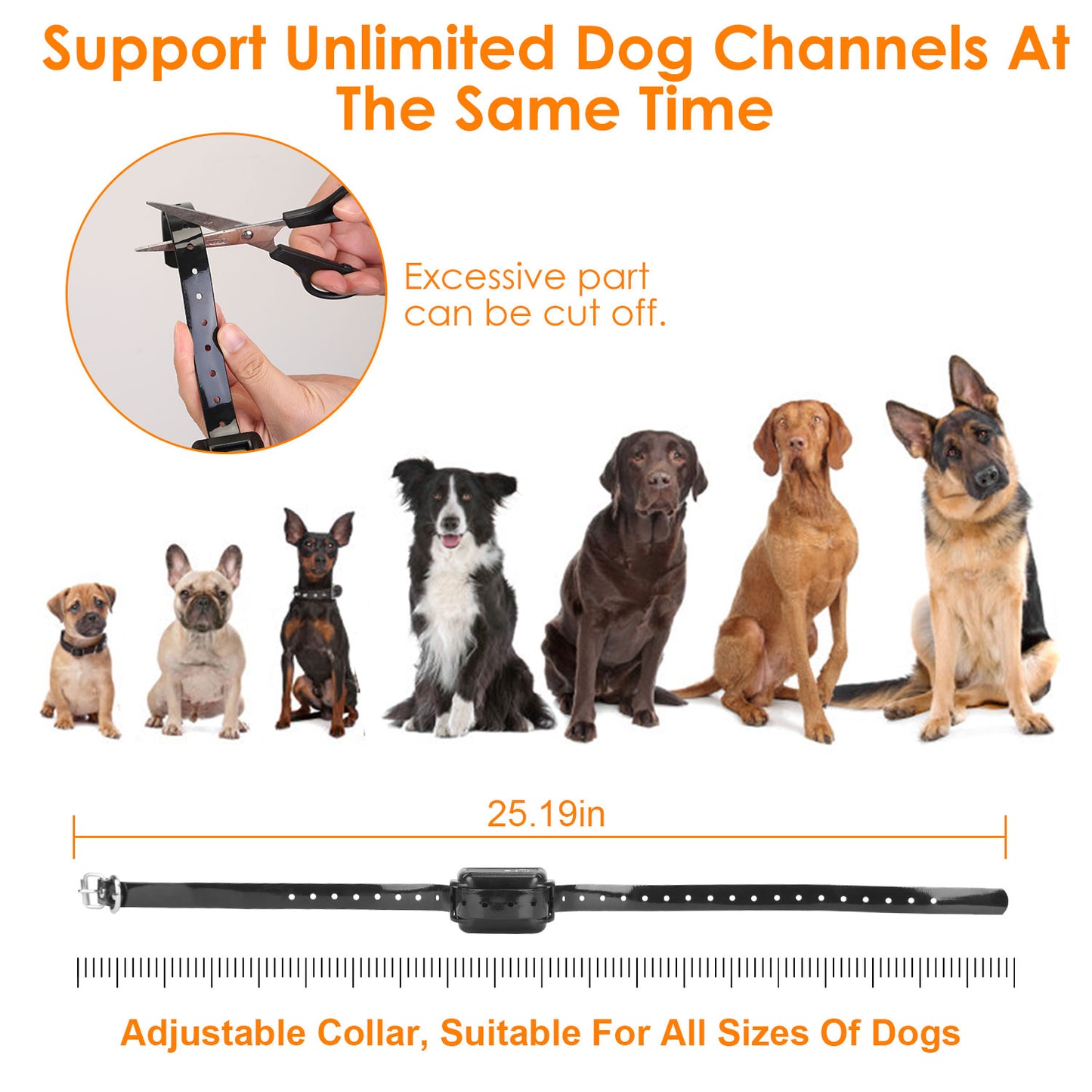 1-Set 328FT Electric Wireless Dog Fence System GPS Collar