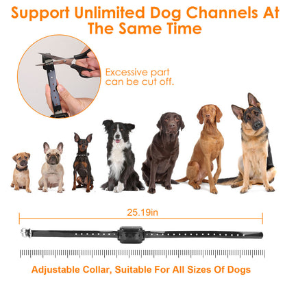 1-Set 328FT Electric Wireless Dog Fence System GPS Collar