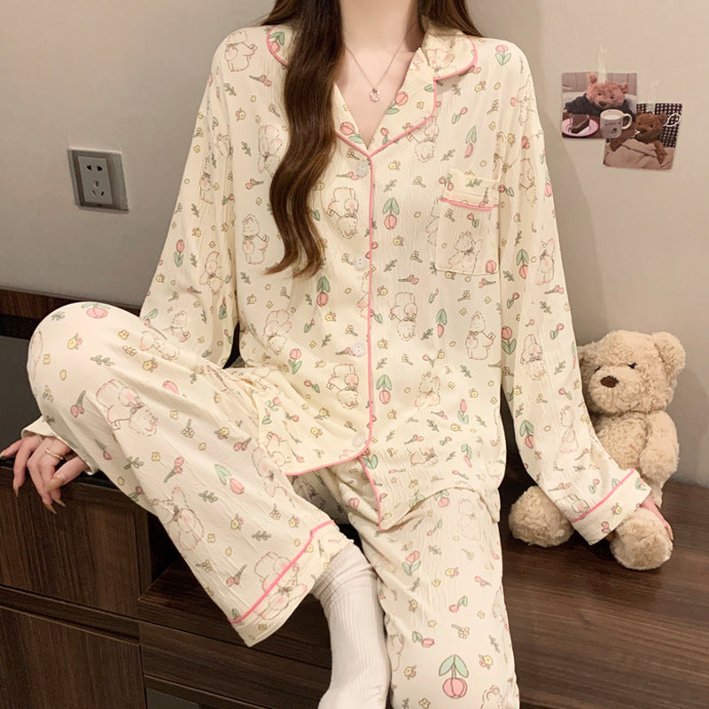 Buy High-Value Korean-Style Wrinkled Fabric Women’s Suit Set