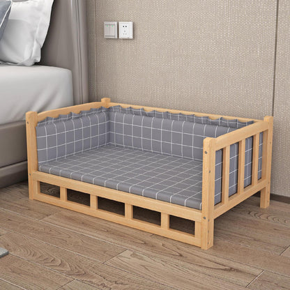 Pet Dog Bed – Summer Wooden Bed for Small and Large Dogs