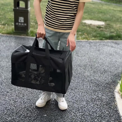 Medium Portable Breathable Dog & Cat Carrier Travel Bag