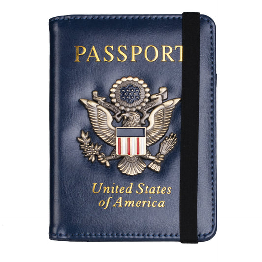 RFID Blocking Passport Holder with Card Slots
