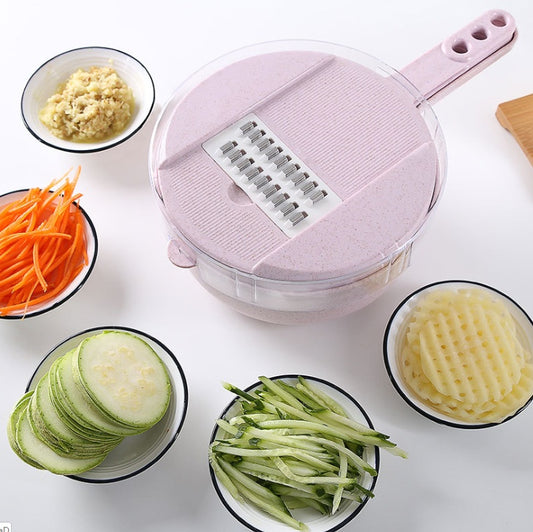 Buy 8 In 1 Mandoline Vegetable Slicer with Peeler & Grater Pro