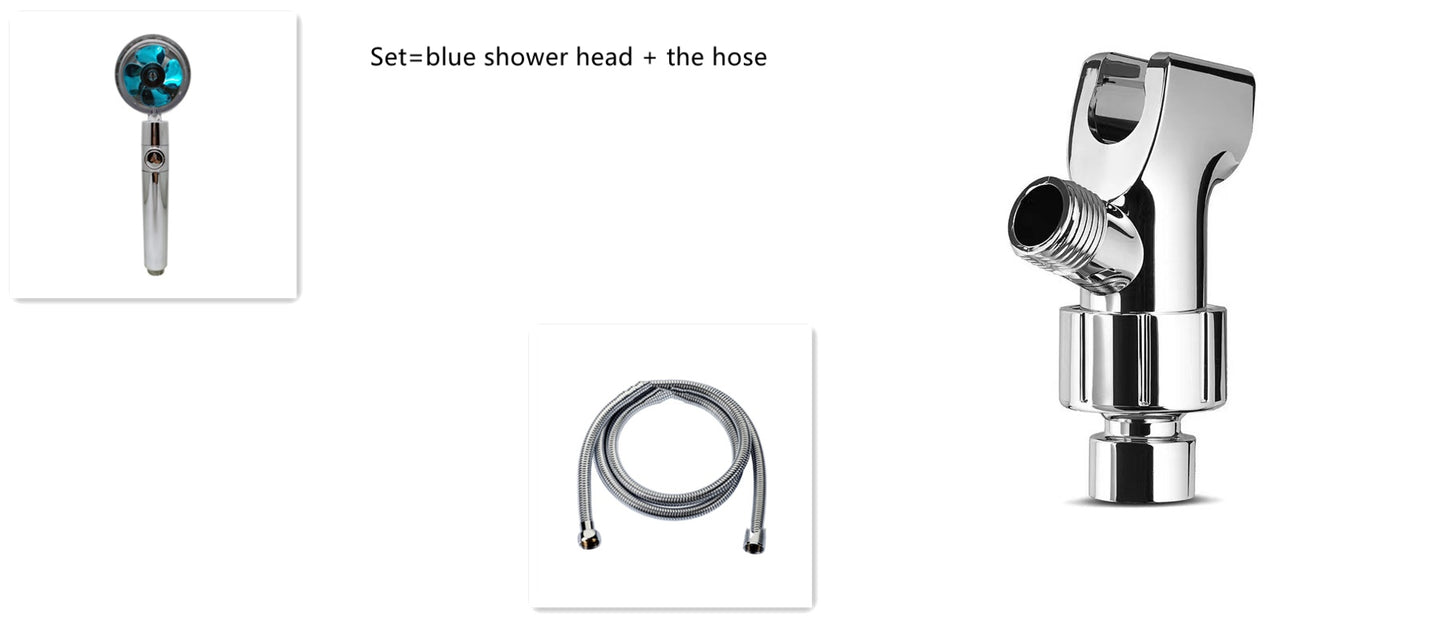 Buy Shower Head Water Saving – 360° Rotating ABS Rain Nozzle