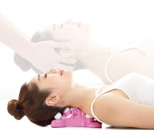 Cervical Traction Neck Massager Pillow – 3D Shiatsu Care