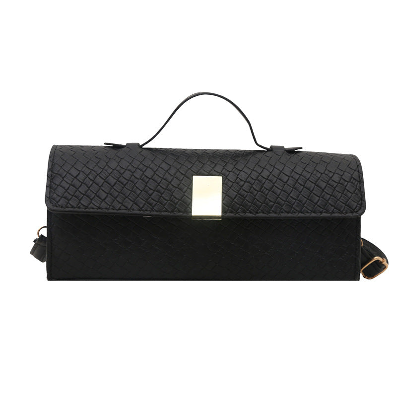 Single-Shoulder Baguette Bag for Chic Daily Styling Uses US