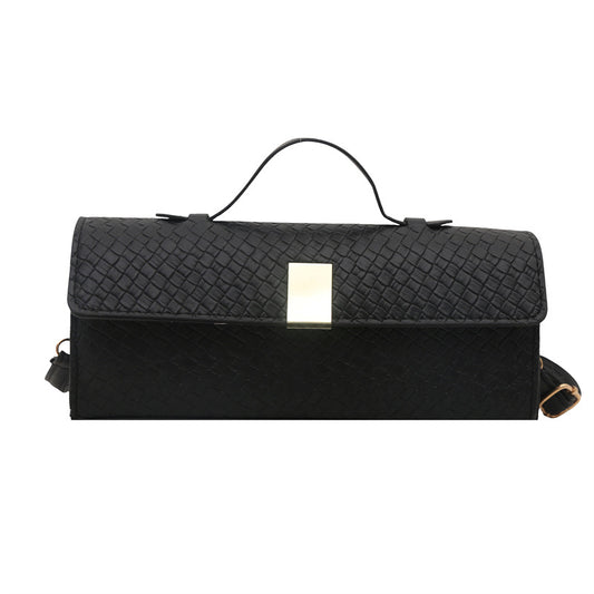 Single-Shoulder Baguette Bag for Chic Daily Styling Uses US