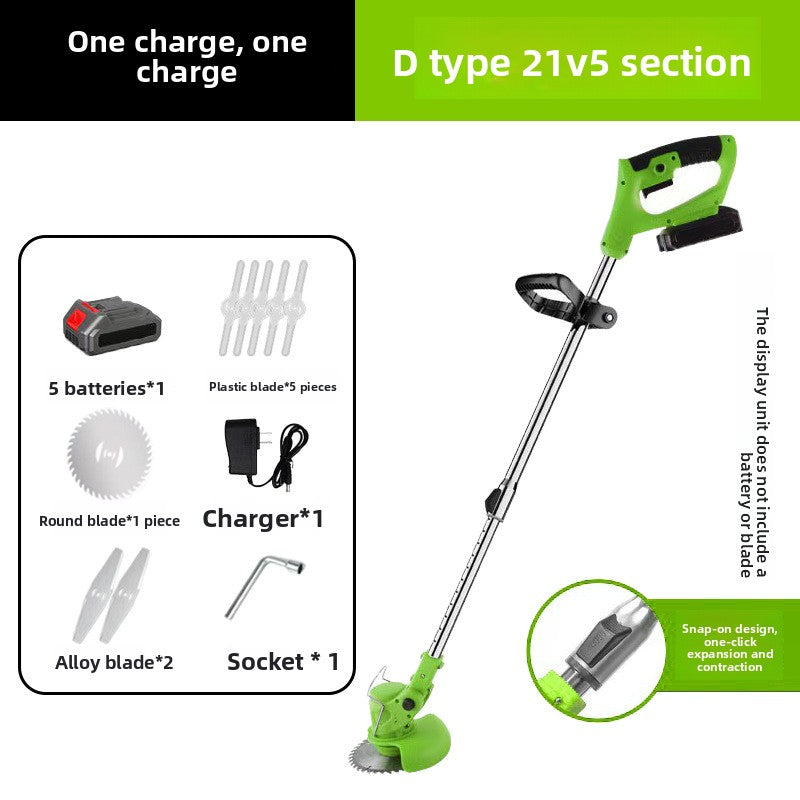 Rechargeable Lawn Mower for Home Gardening and Yard Care