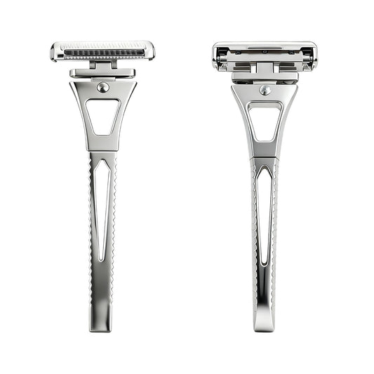 Men's Manual Shaving Razor Set for Smooth and Precise Shaves