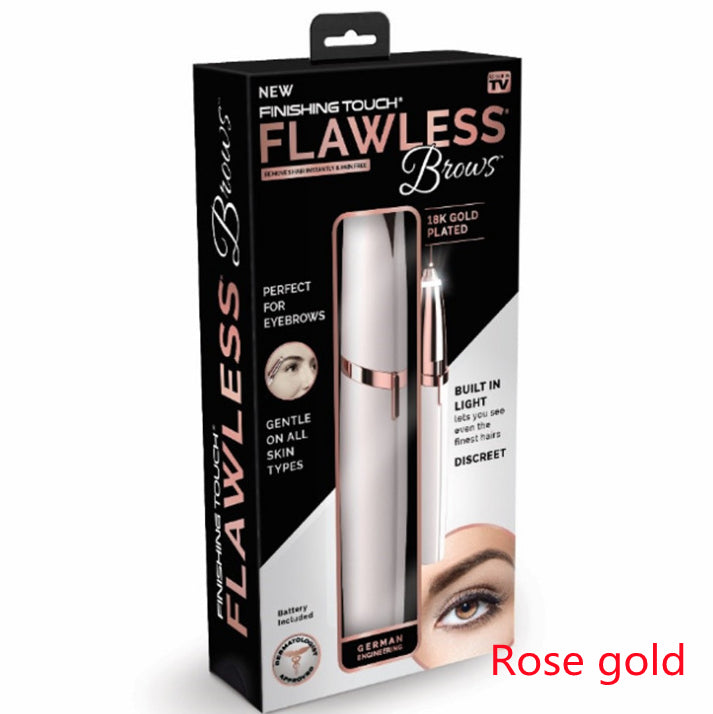 Buy Electric Eyebrow Remover with LED Light for Painless Grooming