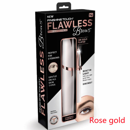 Buy Electric Eyebrow Remover with LED Light for Painless Grooming