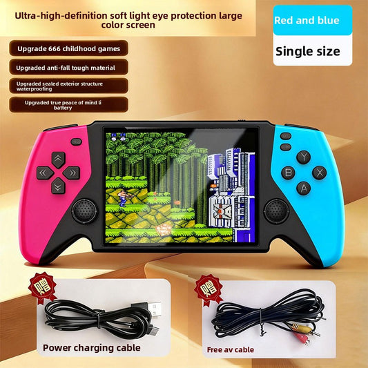 Handheld Game Console with Large Screen and Eye Protection