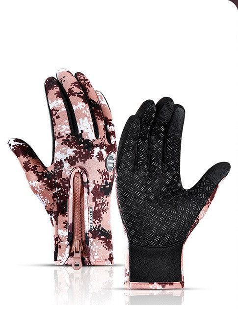 Buy Winter Touch Screen Motorcycle Gloves – Waterproof Fleece