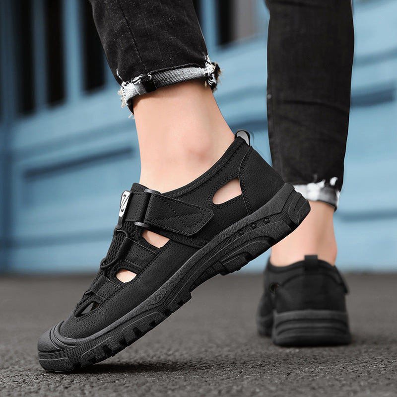 Non-Slip Hollowed-Out Toe Shoes – Versatile Casual Sandals