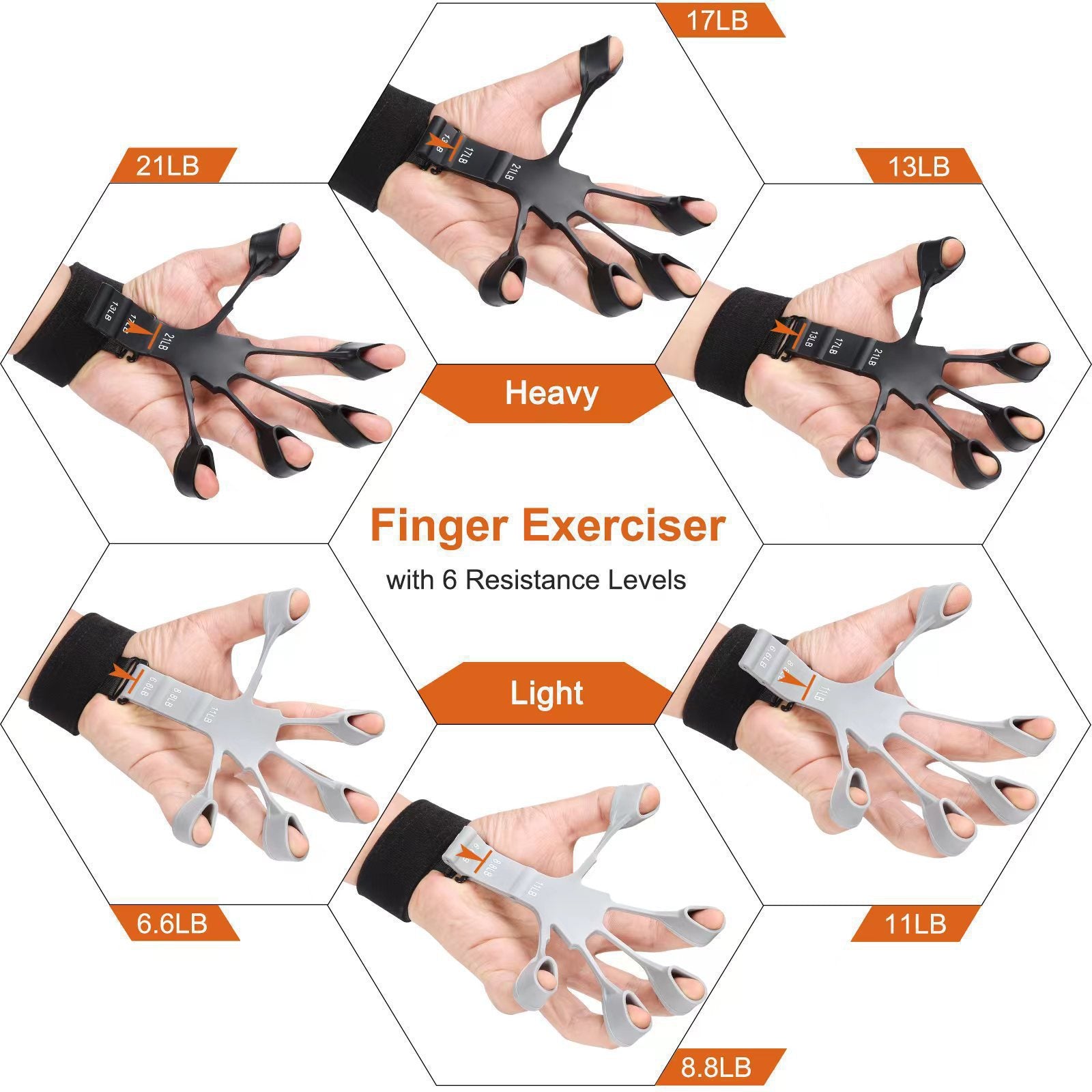 5 Finger Hollow Finger Trainer