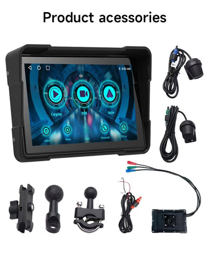5-inch motorcycle dashboard camera