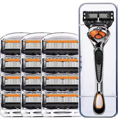 5-Layer Manual Razor with Blade Heads