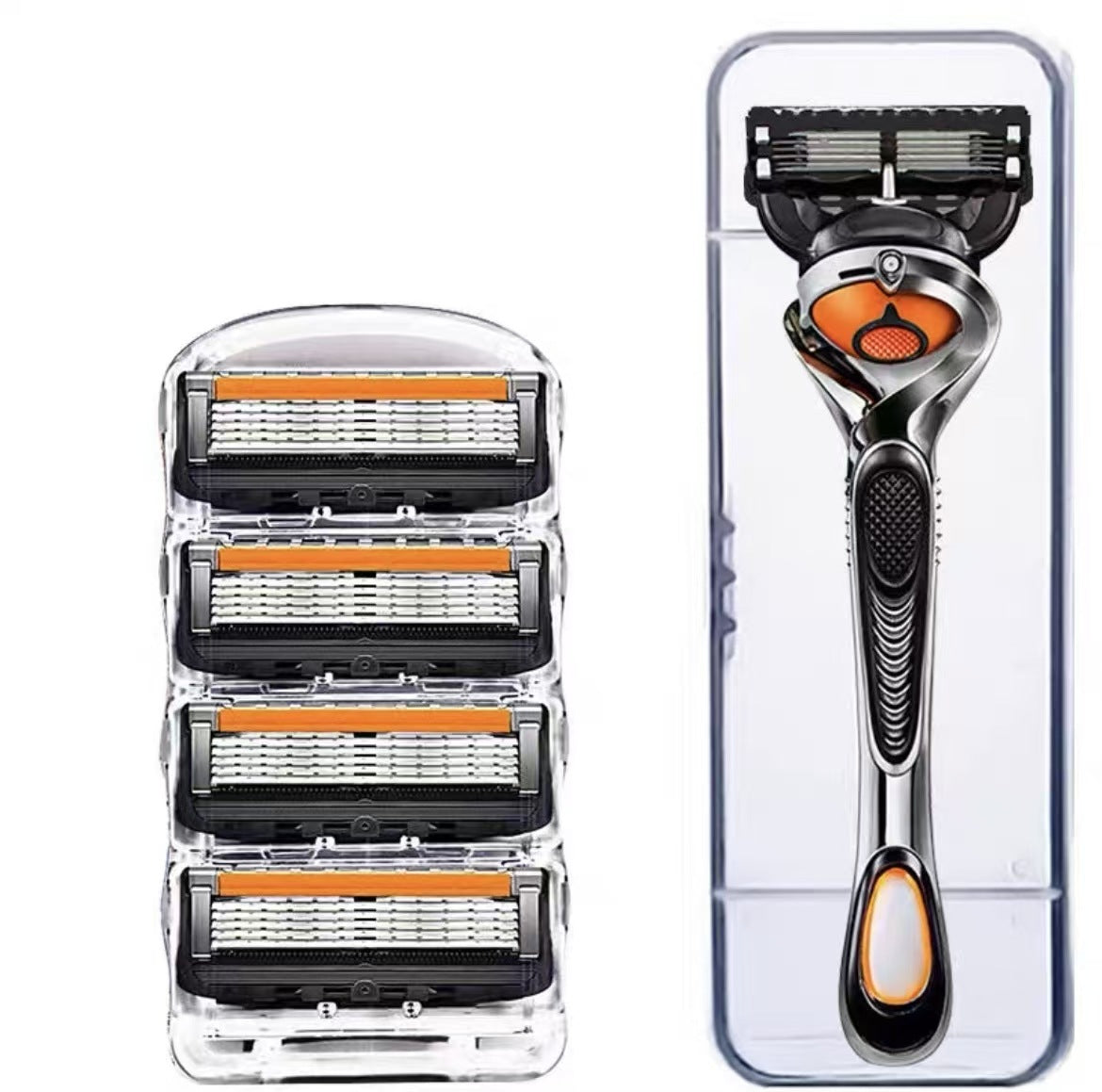 5-Layer Manual Razor with Blade Heads