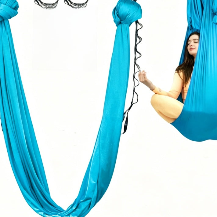 5-meter high yoga hammock