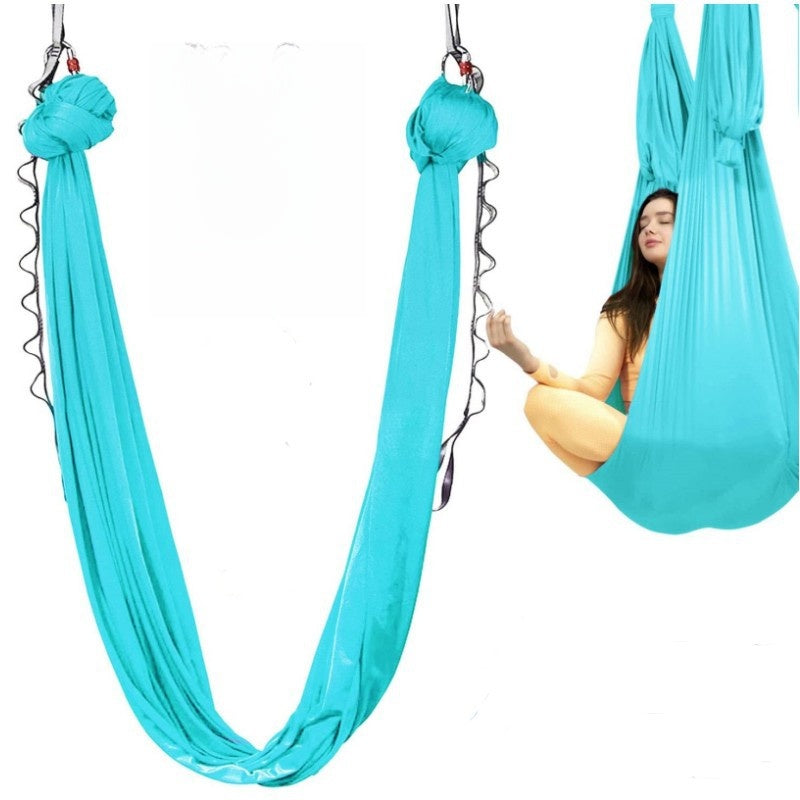 5-meter high yoga hammock