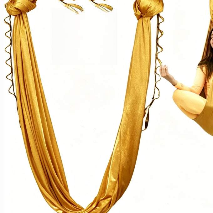 5-meter high yoga hammock