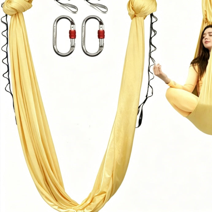 5-meter high yoga hammock