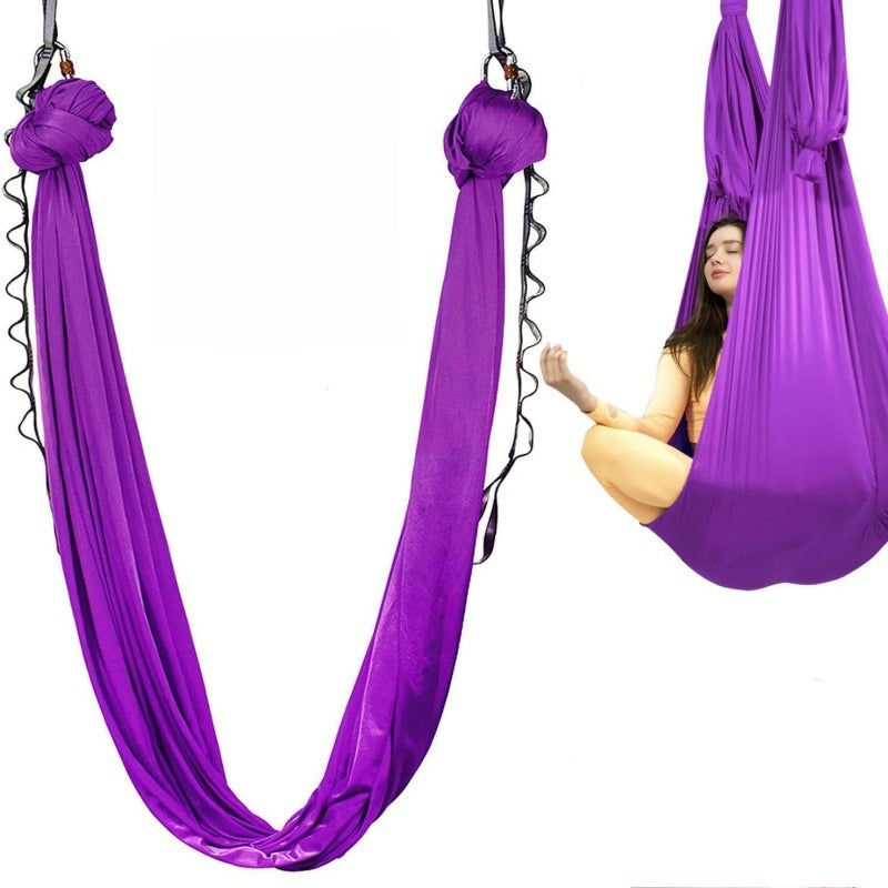 5-meter high yoga hammock