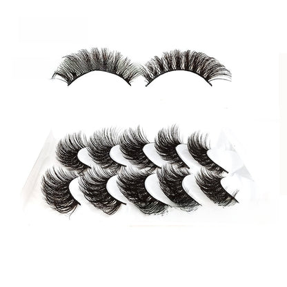 5 pairs of eyelashes
