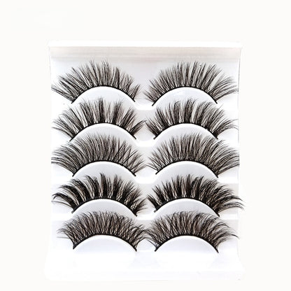 5 pairs of eyelashes